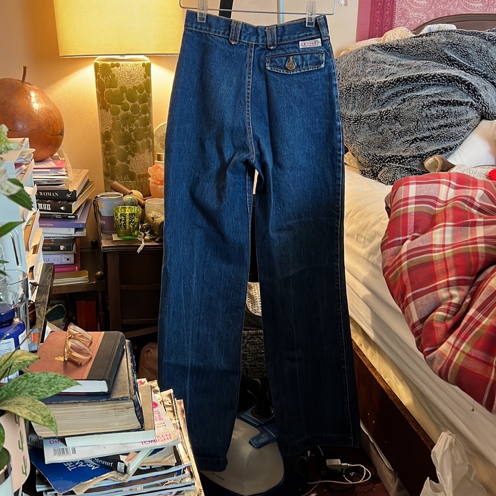 SALE!! DEAL!! RARE Vtg TYME 70s 80s ﻿High Waisted Jeans - Picture 3 of 9